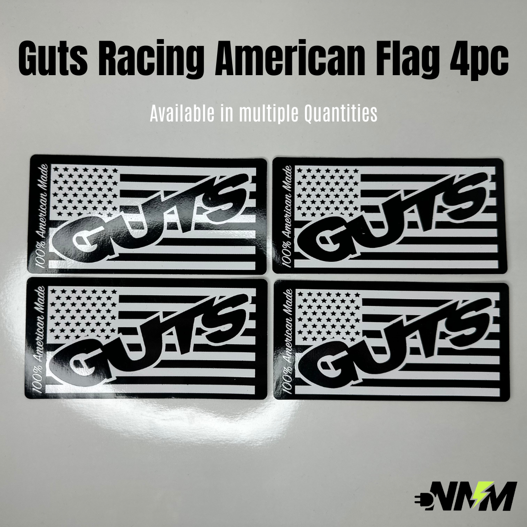 Guts Racing Sticker Pack – OG & American Flag Styles | NONOISEMOTO
