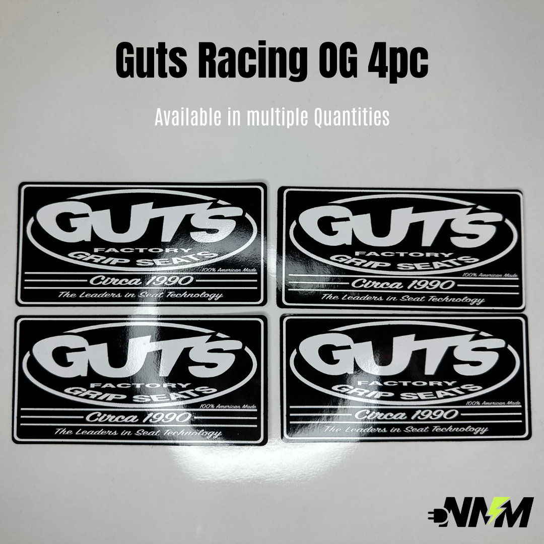 Guts Racing Sticker Pack – OG & American Flag Styles | NONOISEMOTO